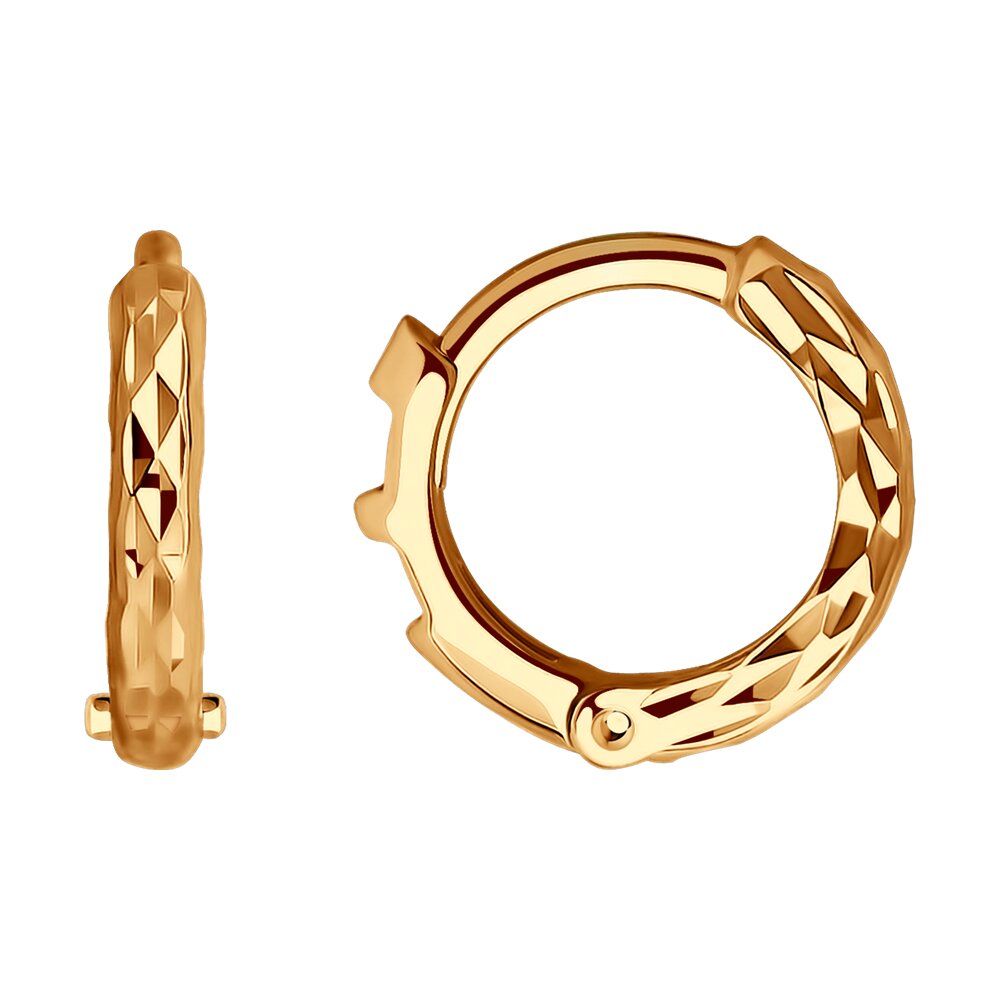 

Серьги конго из красного золота SOKOLOV 029805, 029805