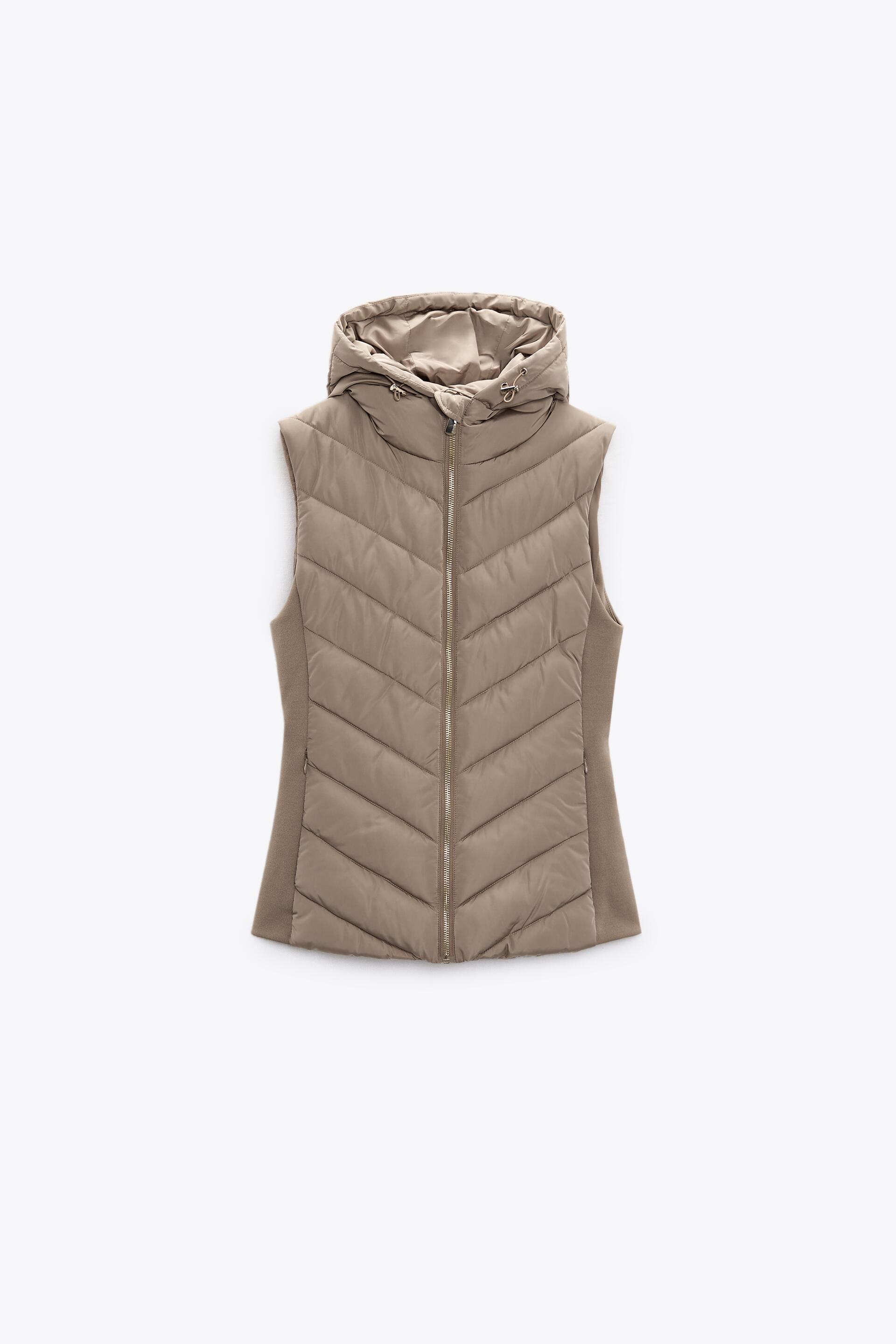 

Утепленный жилет женский ZARA 08073050 бежевый S (доставка из-за рубежа), 08073050