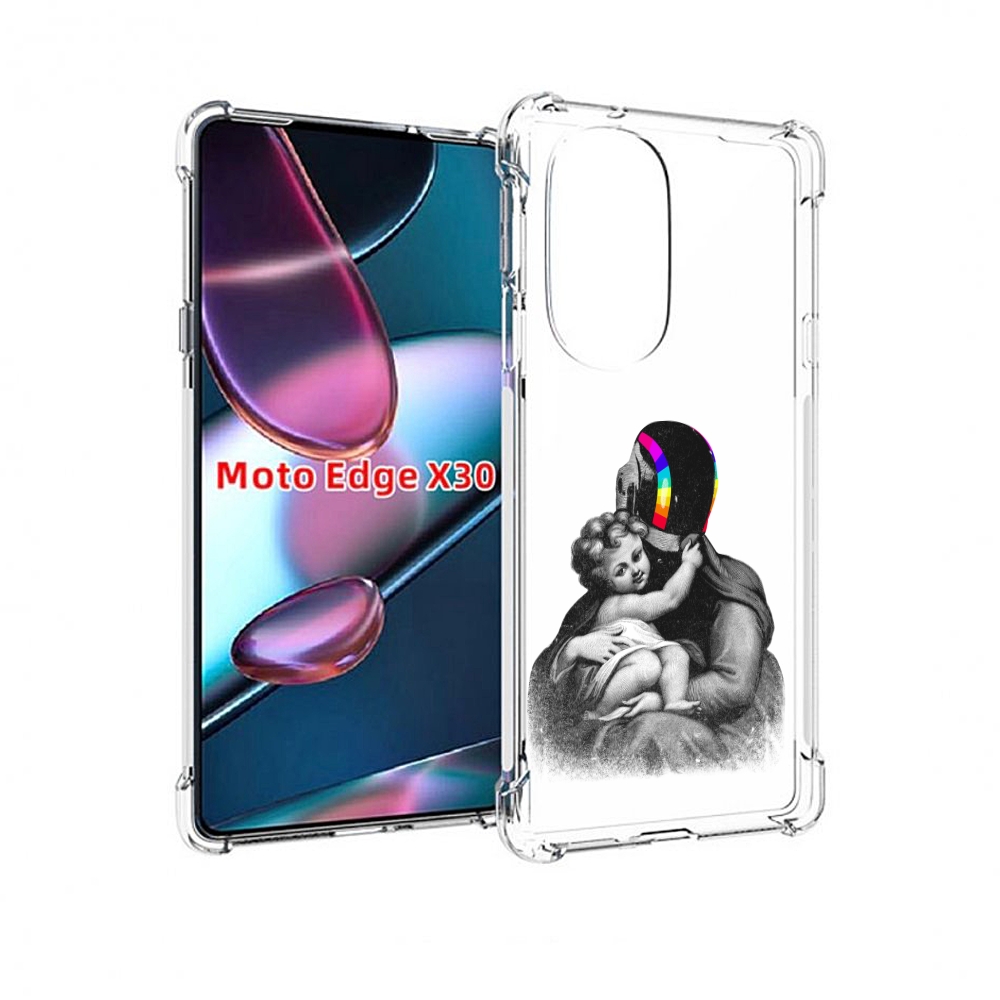 

Чехол MyPads защитник в шлеме для Motorola Moto Edge X30, Прозрачный, Tocco