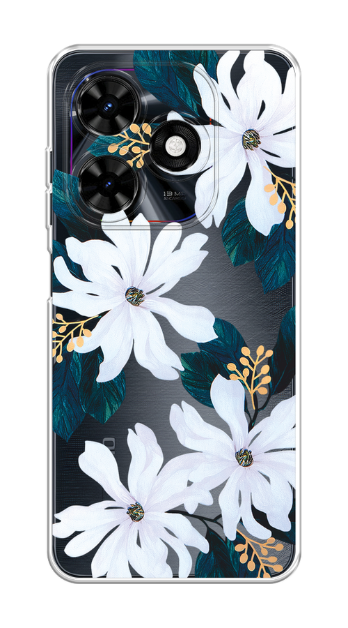 

Чехол на Tecno Spark Go 2024/Spark 20C "Delilah Flower", Зеленый;белый, 304950-1