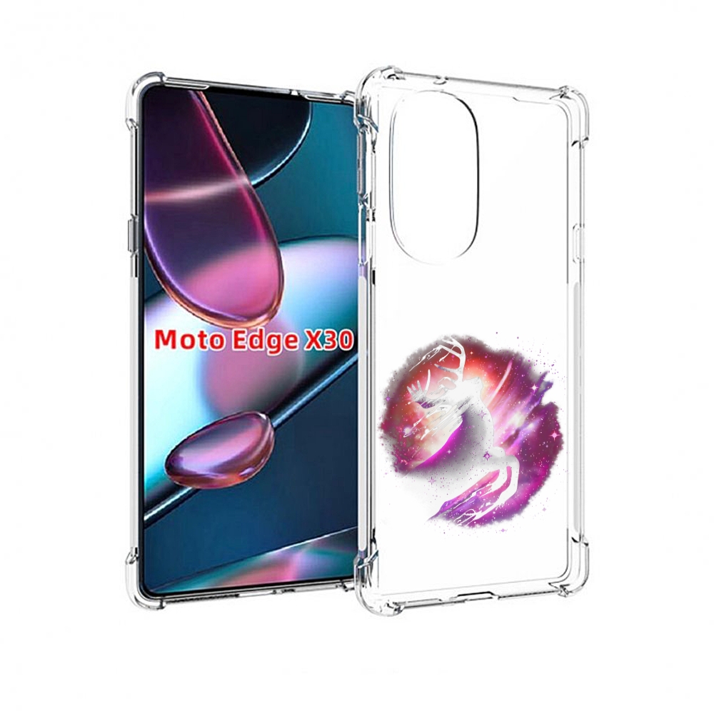 

Чехол MyPads звездный олень для Motorola Moto Edge X30, Прозрачный, Tocco