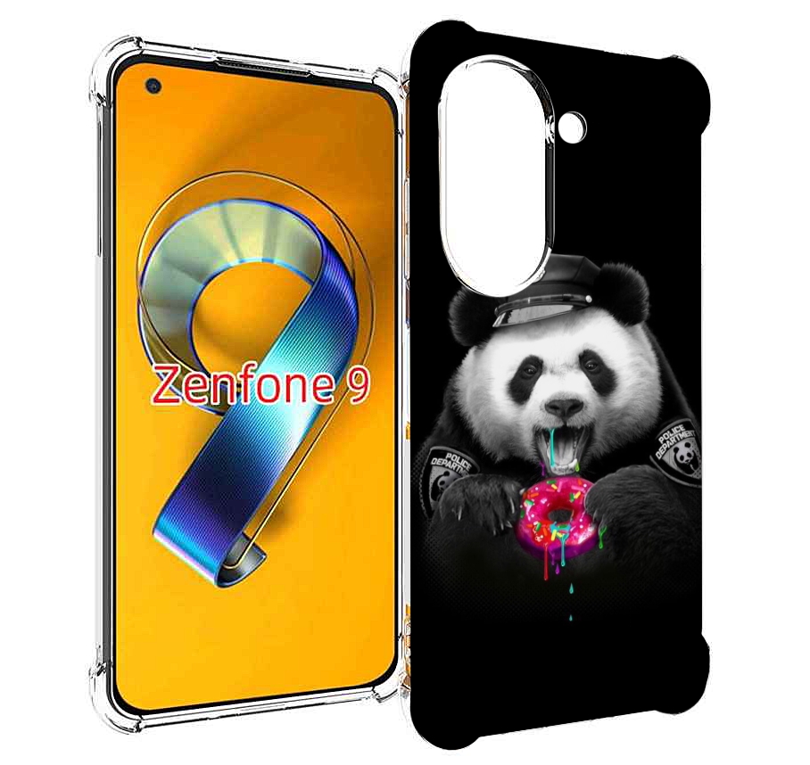 

Чехол MyPads Панда-с-пончиком для Asus Zenfone 9 (AI2202), Прозрачный, Tocco
