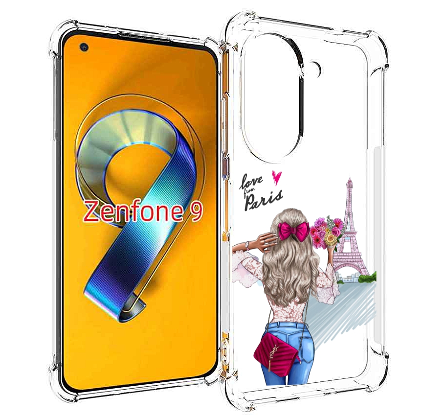

Чехол MyPads Парижанка женский для Asus Zenfone 9 (AI2202), Прозрачный, Tocco