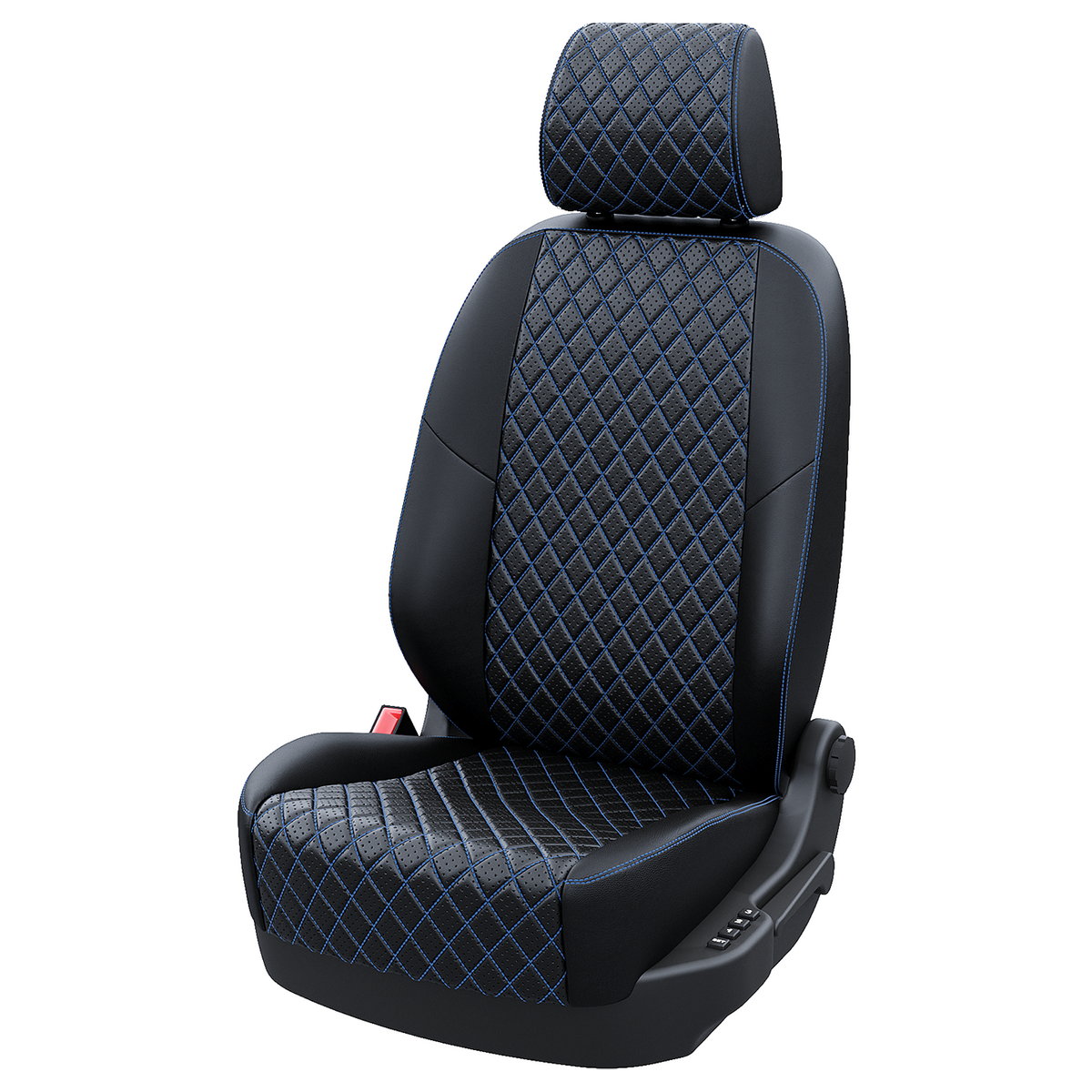 

Чехлы на сиденья Автодруг для Volkswagen Crafter A1645DS2074 Экокожа ромб, Черный, A1645