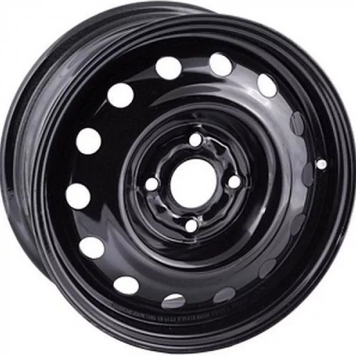 фото Диск штампованный r16 6.5j 5x114.3/66.1 et50 евродиск 75j50y ed black 9330857 eurodisk арт