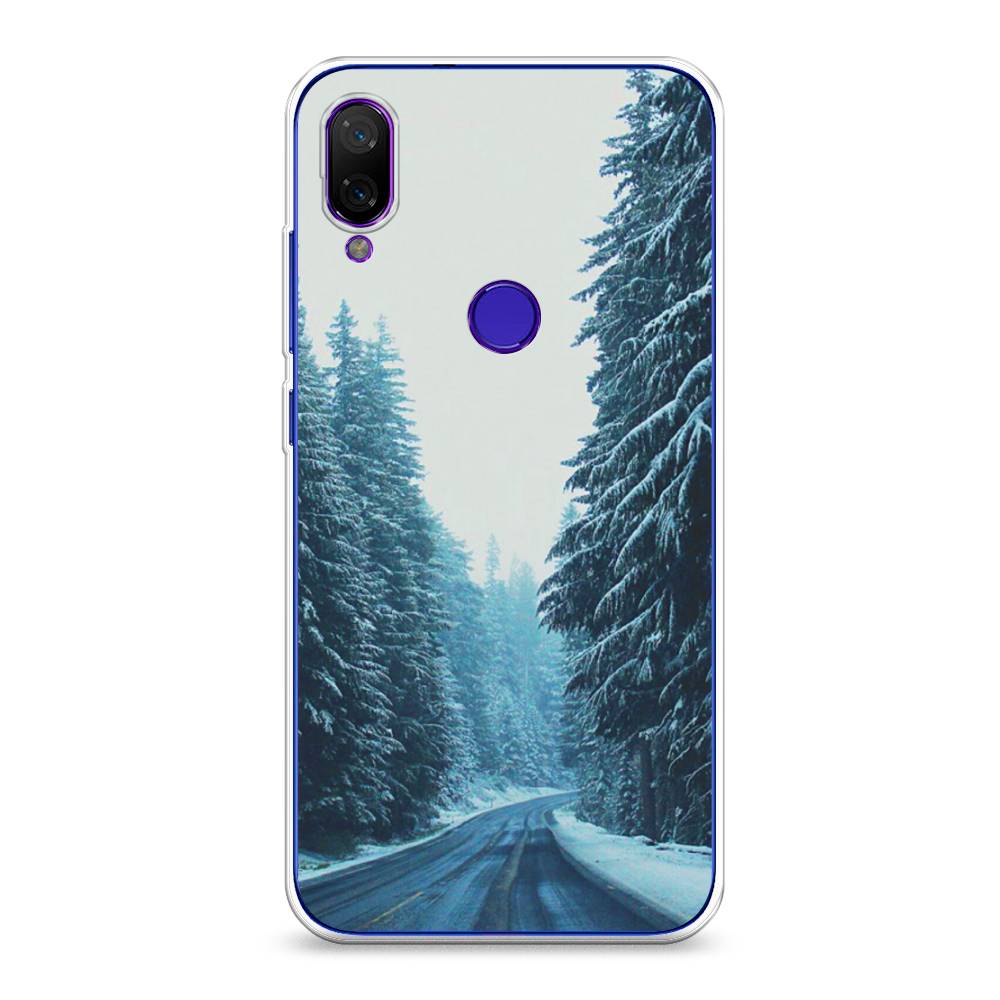 

Чехол на Xiaomi Mi Play "Зима 9", Бежевый;голубой;черный, 35350-2