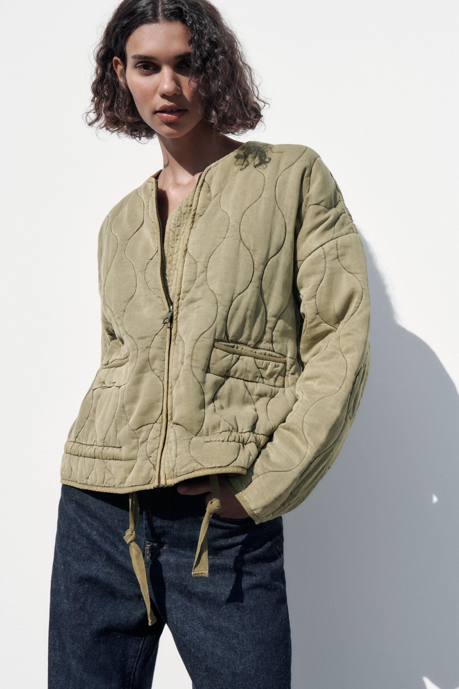 

Жакет женский ZARA 00002041 зеленый XS (доставка из-за рубежа), 00002041