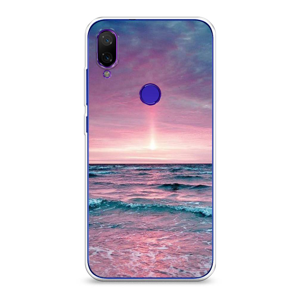 

Чехол на Xiaomi Mi Play "Восход 3", Розовый;голубой, 35350-2