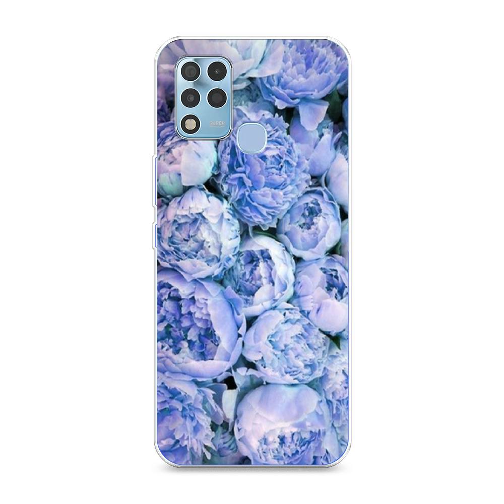 

Чехол Awog на Infinix Hot 11 G37 "Пионы голубые", 3102150-8