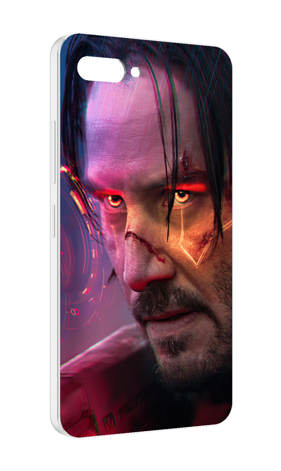 

Чехол MyPads cyberpunk 2077 Джонни Сильверхенд для ITEL A25 / ITEL A25 Pro / ITEL A35, Прозрачный, Tocco