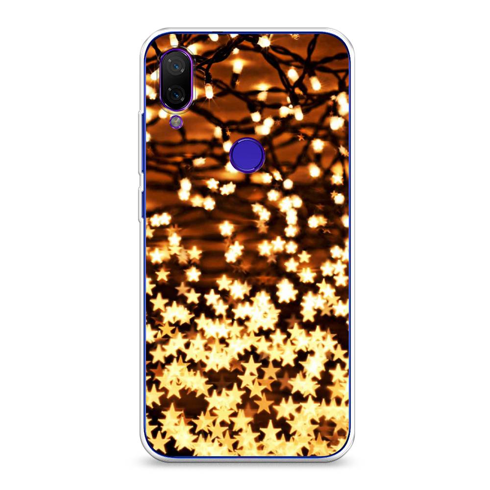 

Чехол на Xiaomi Mi Play "Новогодняя гирлянда", Золотистый, 35350-5
