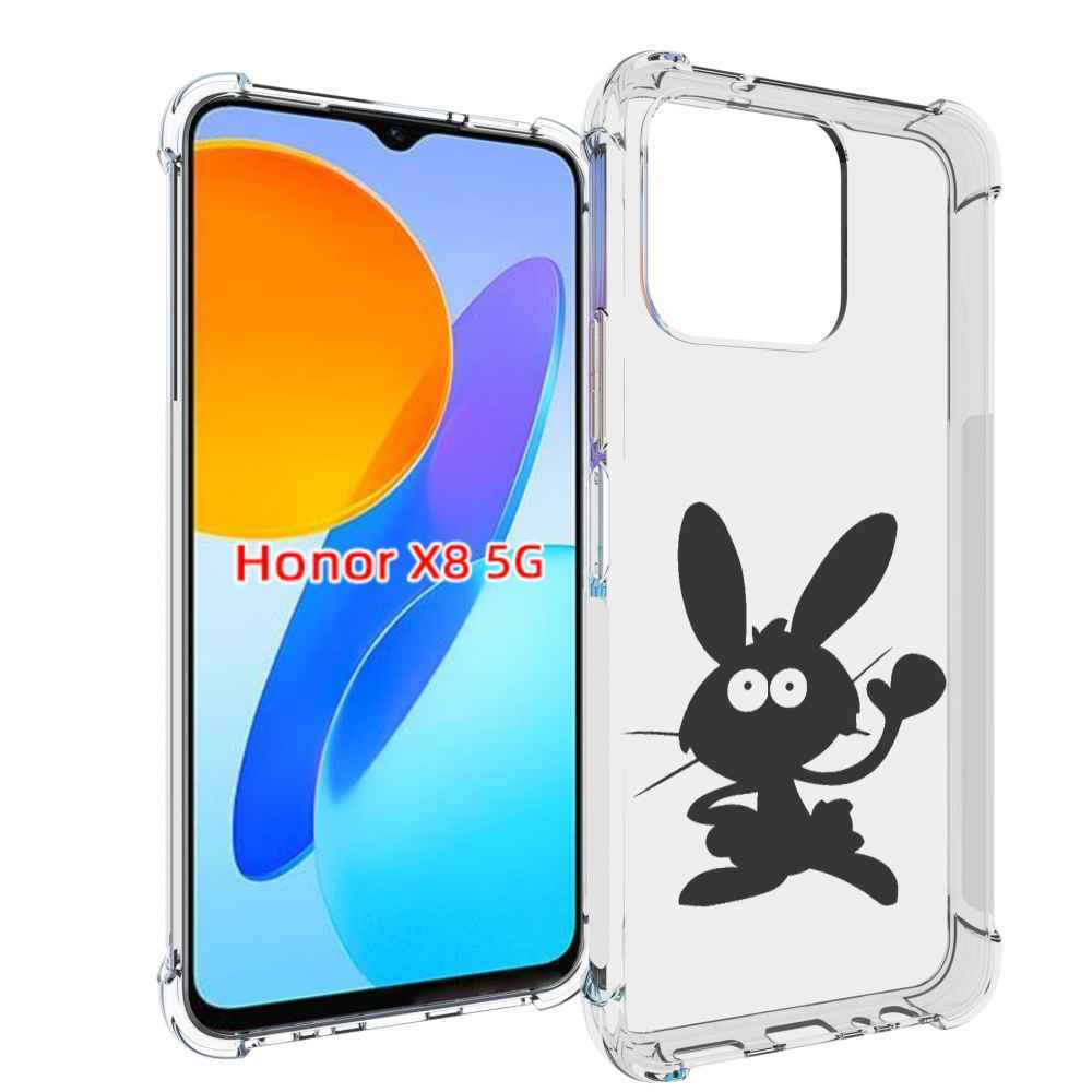 

Чехол MyPads Заяц для Honor X8 5G, Прозрачный, Tocco