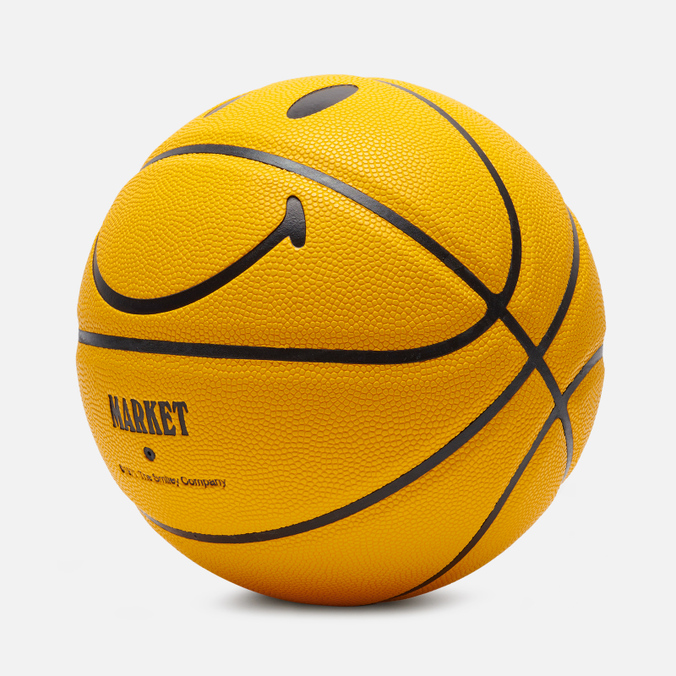 Баскетбольный мяч MARKET Smiley желтый