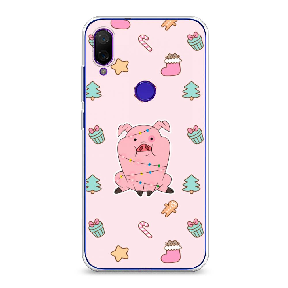 

Чехол на Xiaomi Mi Play "Розовая свинка", Розовый;зеленый, 35350-5