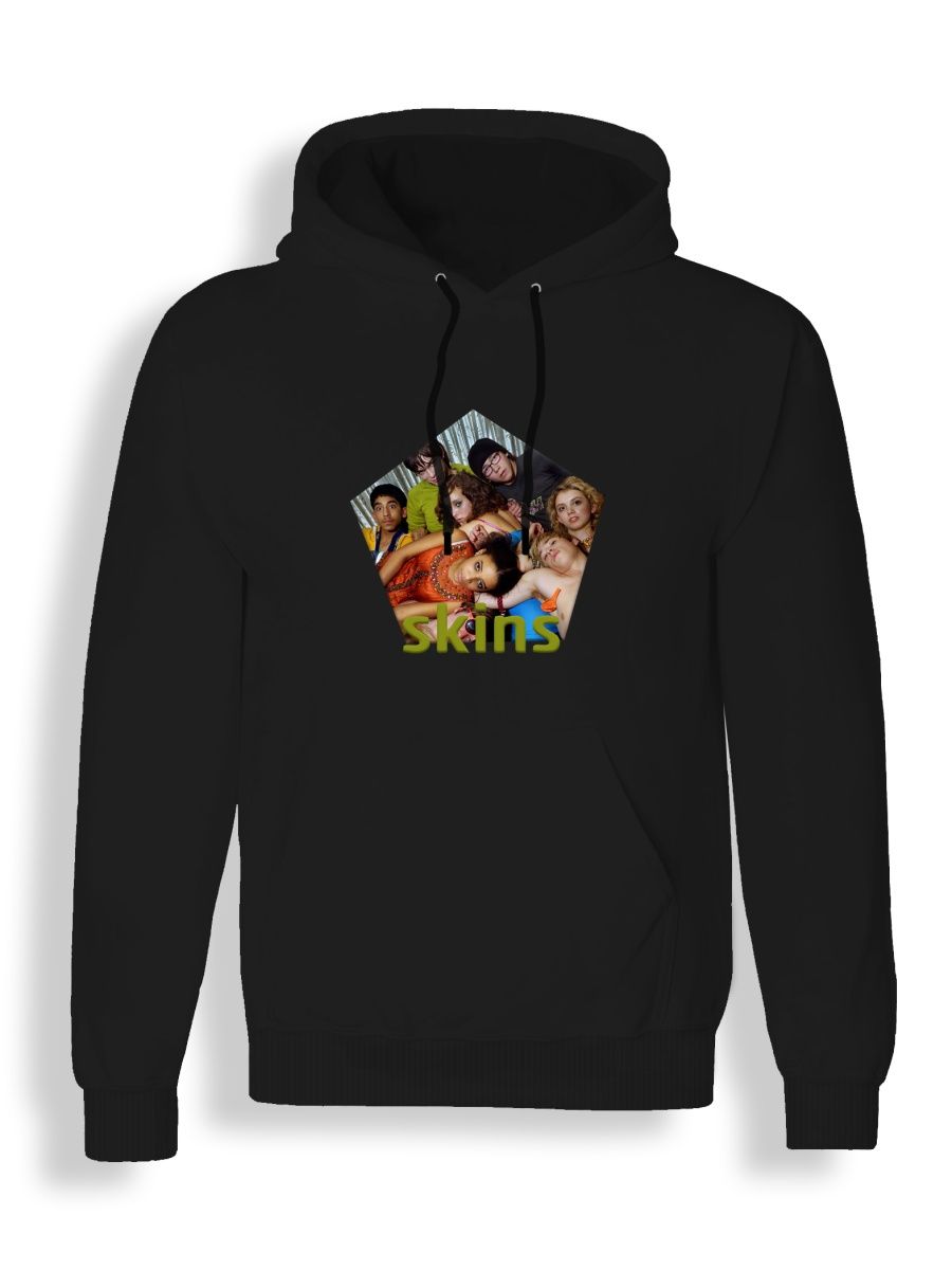 

Худи унисекс СувенирShop Skins/Скинс/Сериал 14 черное 2XL, "Skins/Скинс/Сериал" 14