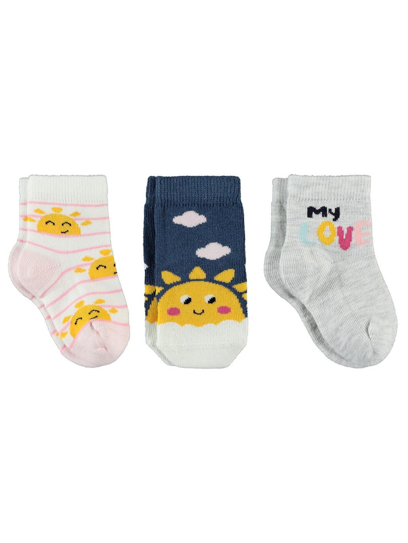 

Носки для девочек Civil Baby D3A830201Y21 светло-серый 3-6 мес (доставка из-за рубежа), D3A830201Y21