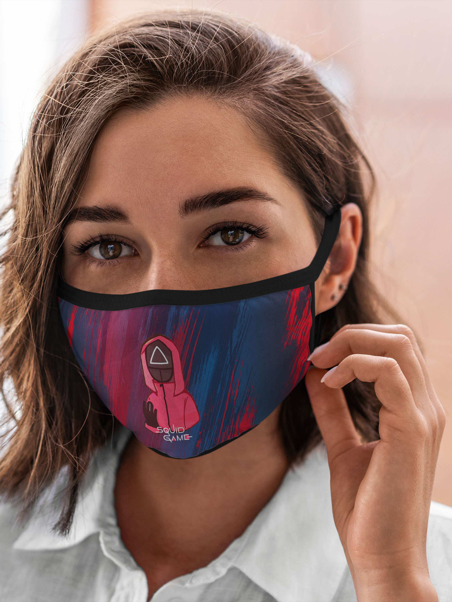 

Многоразовая маска унисекс Burnettie Игра В Кальмара Сериал, Разноцветный, Игра В Кальмара Сериал
