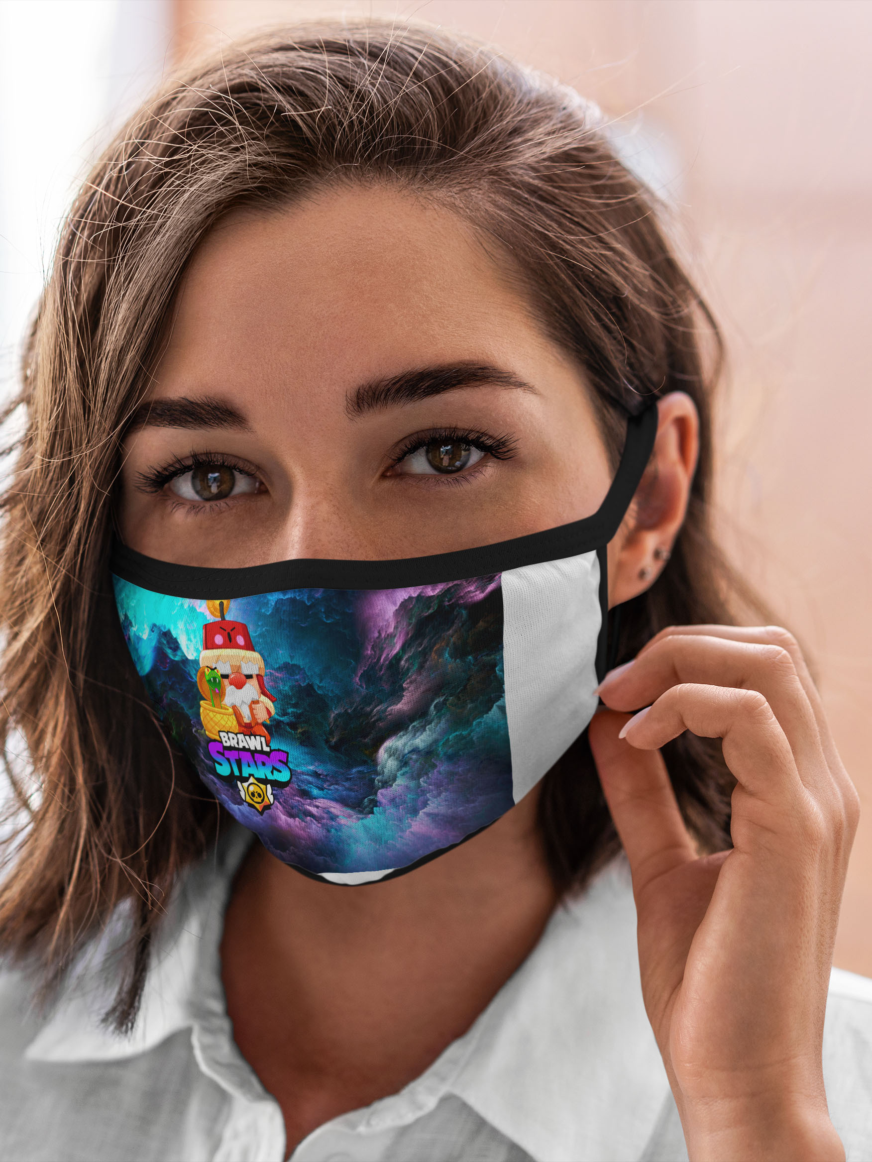 

Многоразовая маска унисекс Burnettie Brawl Stars Gale, Разноцветный, Brawl Stars Gale