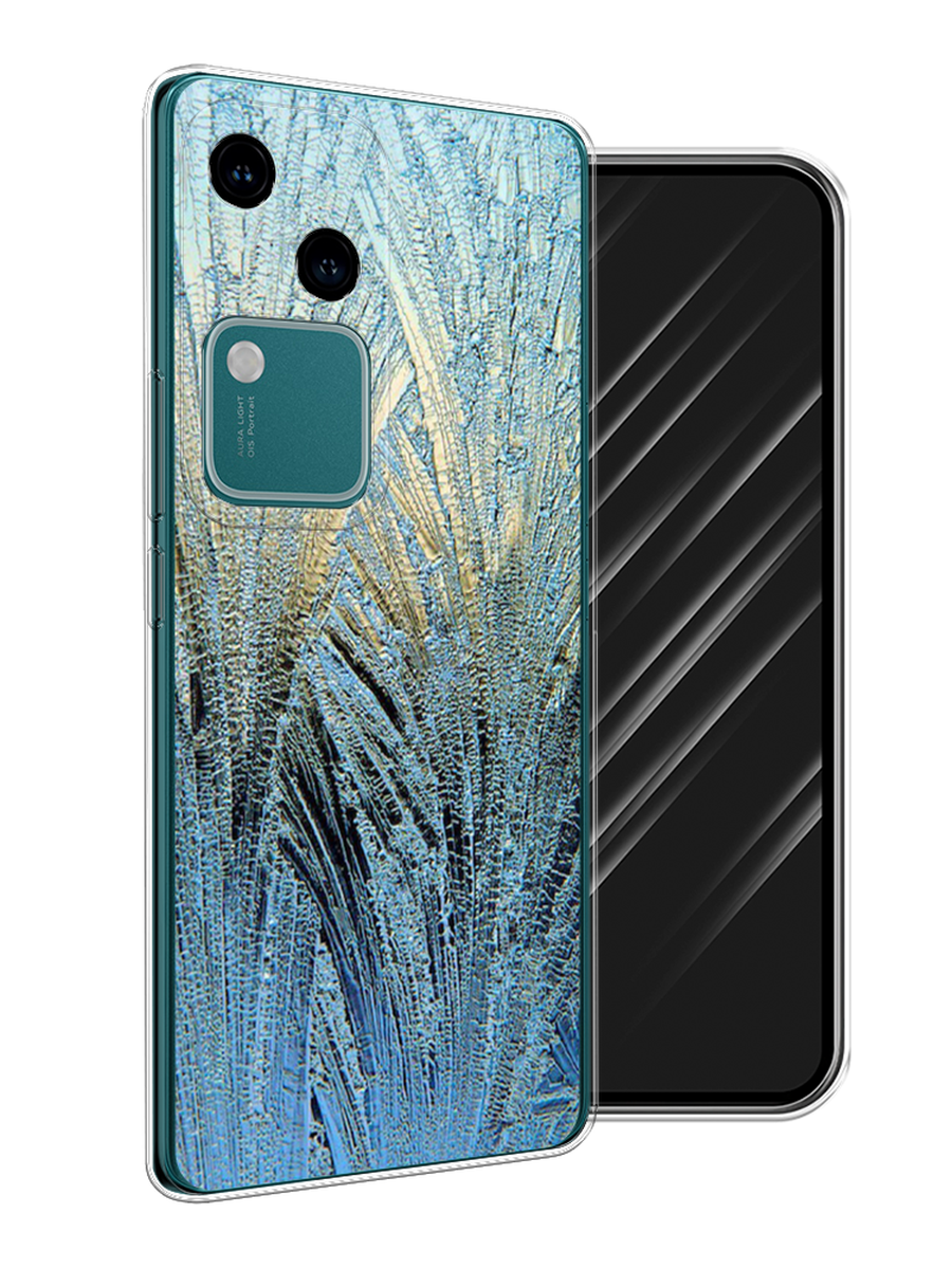 

Чехол Awog на Vivo V30/S18 "Лд", Голубой, 2610250-1