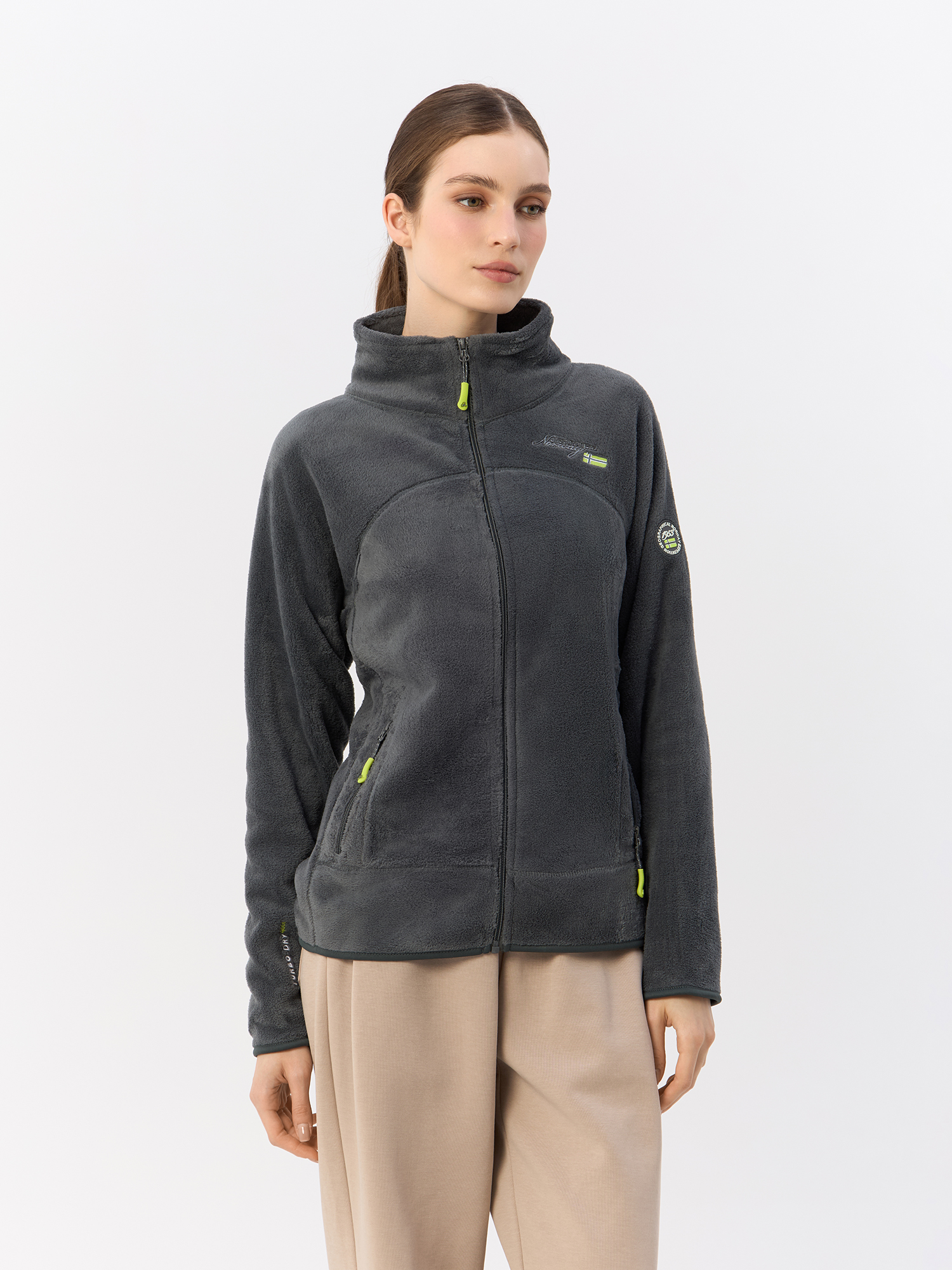 

Куртка женская Geographical Norway WW2167F/GN серая XL, Серый, WW2167F/GN