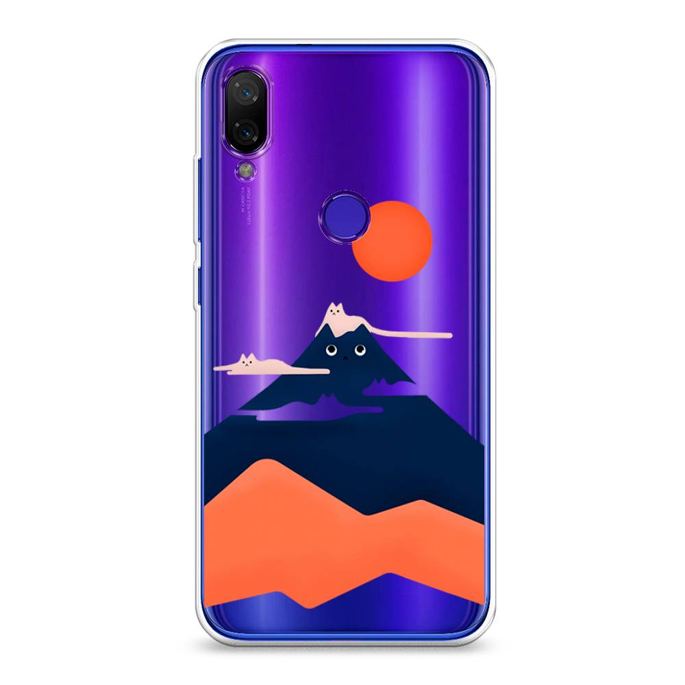

Чехол на Xiaomi Mi Play "Кот-гора", Черный;оранжевый, 35350-4
