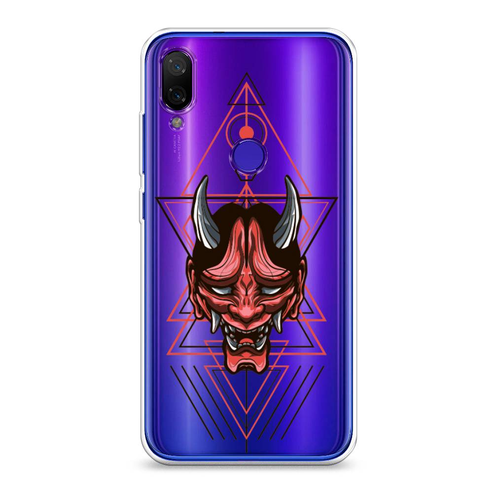 

Чехол на Xiaomi Mi Play "Hanya Oni mask", Серый;красный;черный, 35350-4