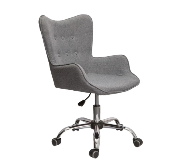 фото Офисное кресло bella серый, ткань базистрейд