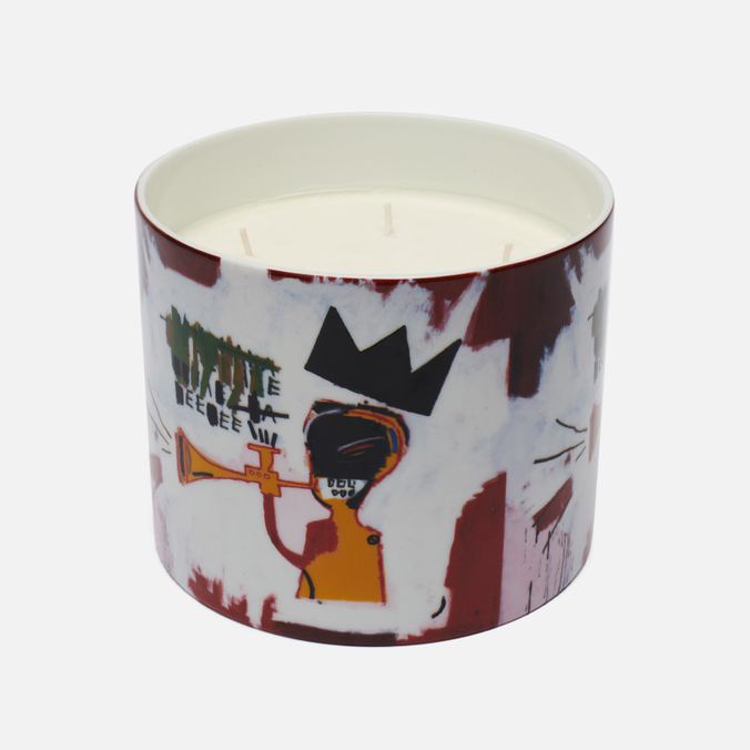 Ароматическая свеча Ligne Blanche Jean-Michel Basquiat Trumpet Large белый