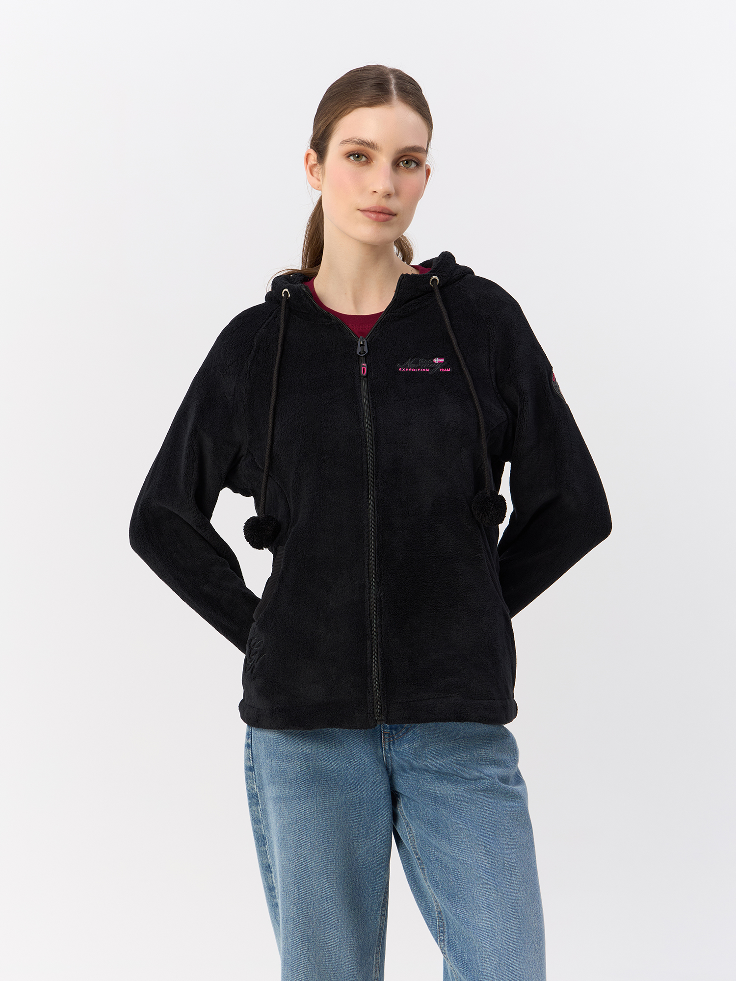 

Куртка женская Geographical Norway WW2266F/GNO чёрная S, Черный, WW2266F/GNO