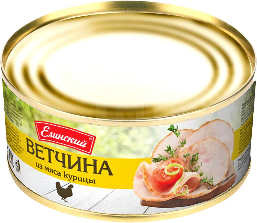 

Ветчина из мяса курицы Елинский 250 г