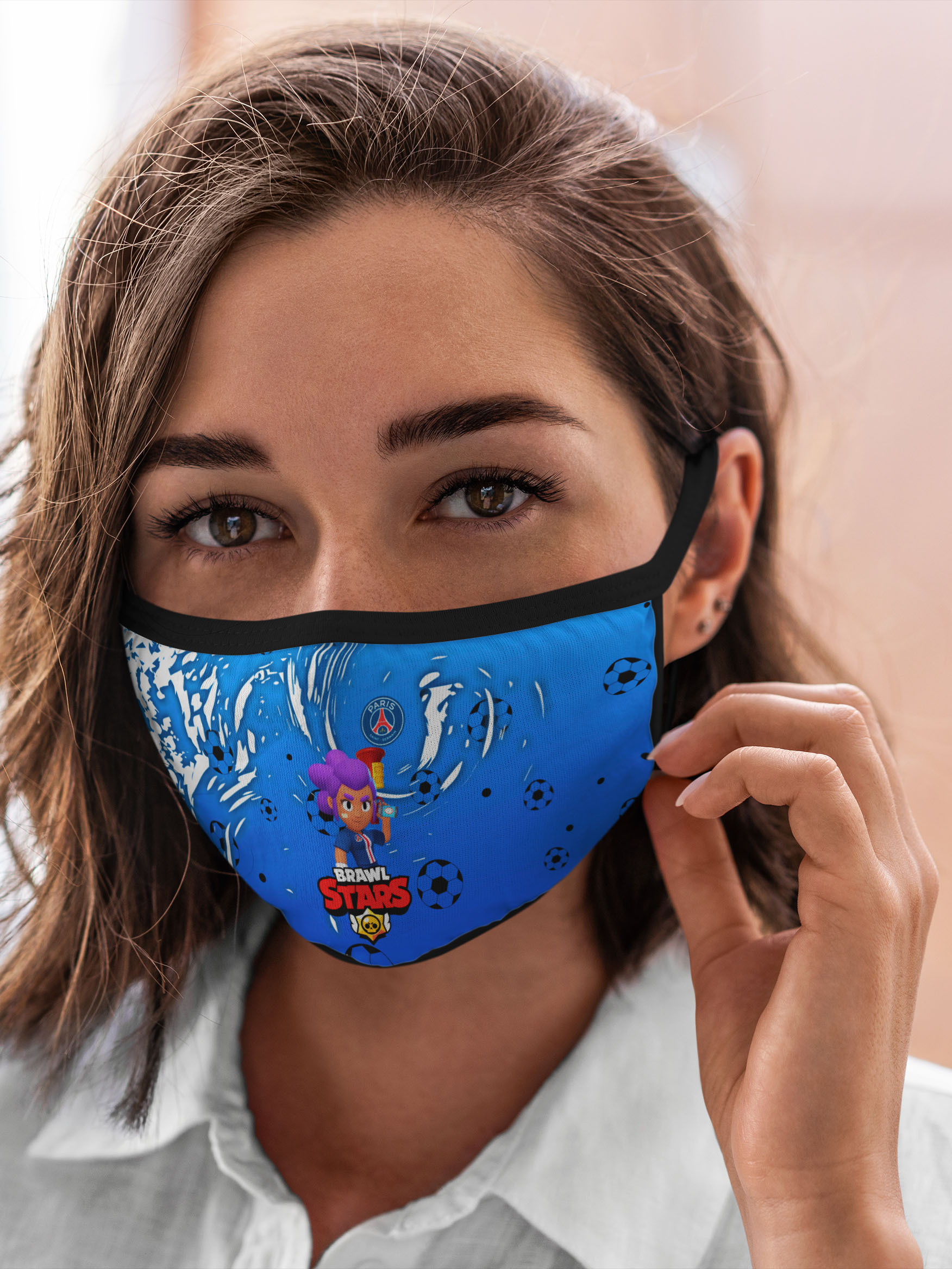 

Многоразовая маска унисекс Burnettie Brawl Stars Shelly Psg., Разноцветный, Brawl Stars Shelly Psg.