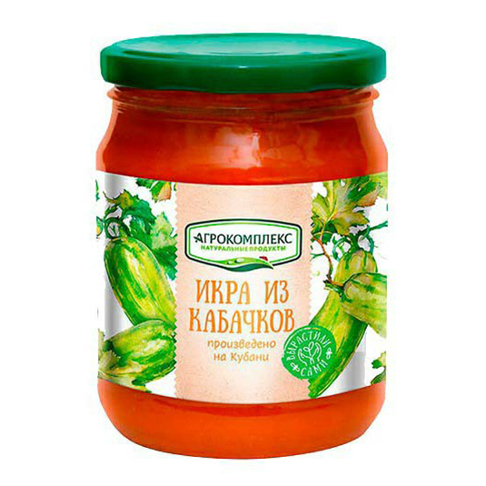 

Икра Агрокомплекс из уваренных кабачков 500 г