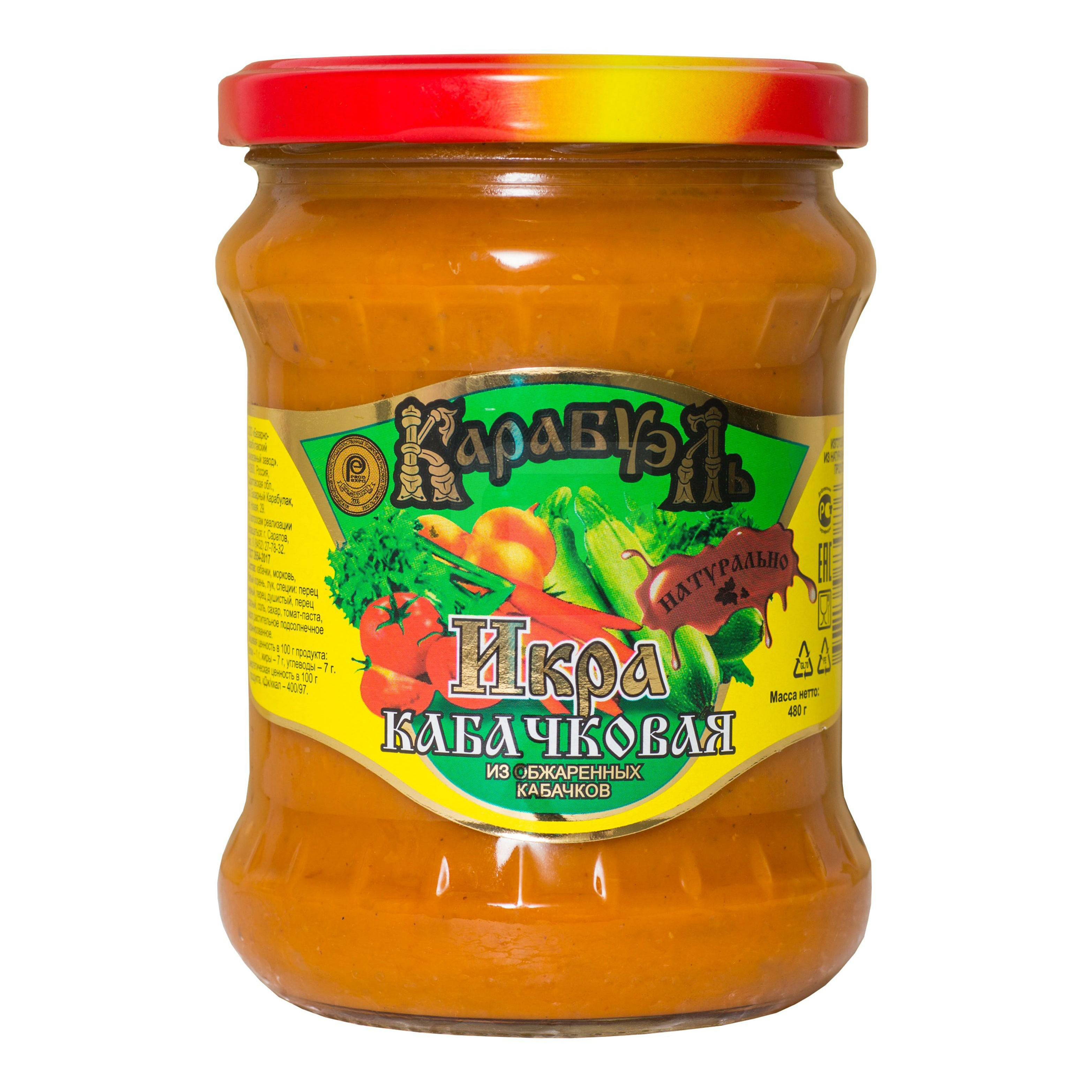

Икра кабачковая Карабуэль 480 г