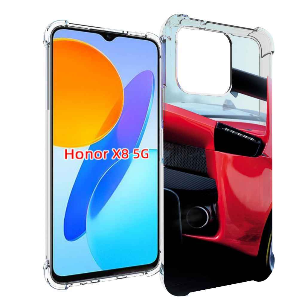

Чехол MyPads Крыло-машины мужской для Honor X8 5G, Прозрачный, Tocco