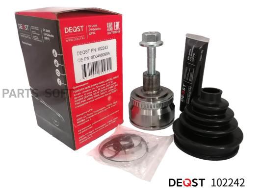 

DEQST 102243 ШРУС AUDI A4/VW PASSAT 2.3-2.8 96-01 нар.(ABS)