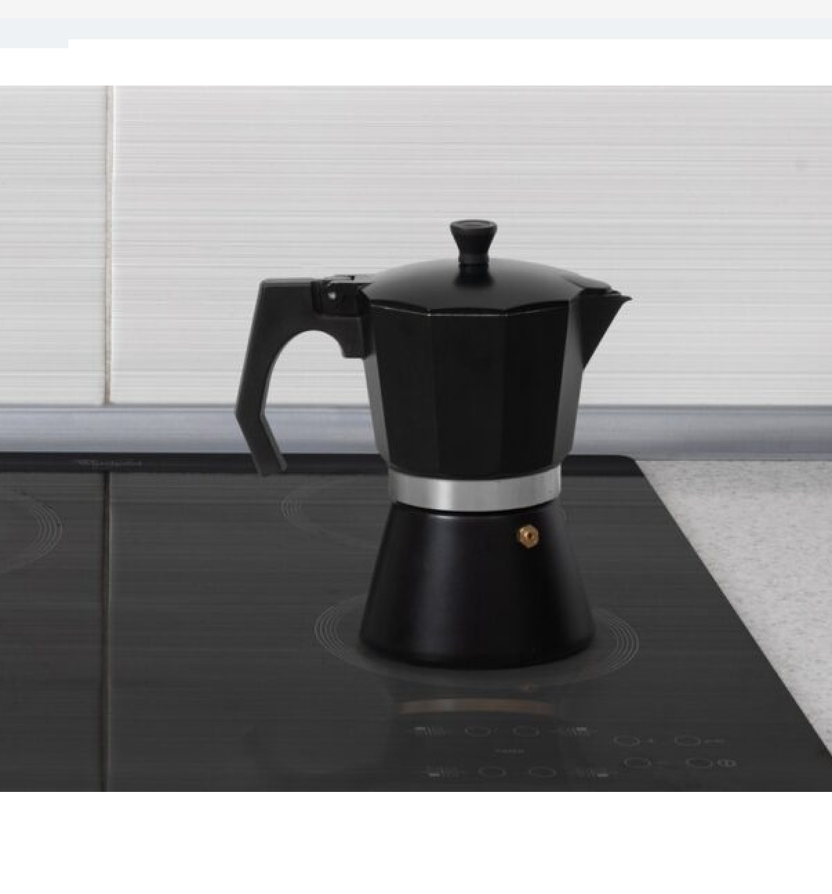 

Кофеварка Maku Moka pot 300 мл 270463, Черный, гейзерная