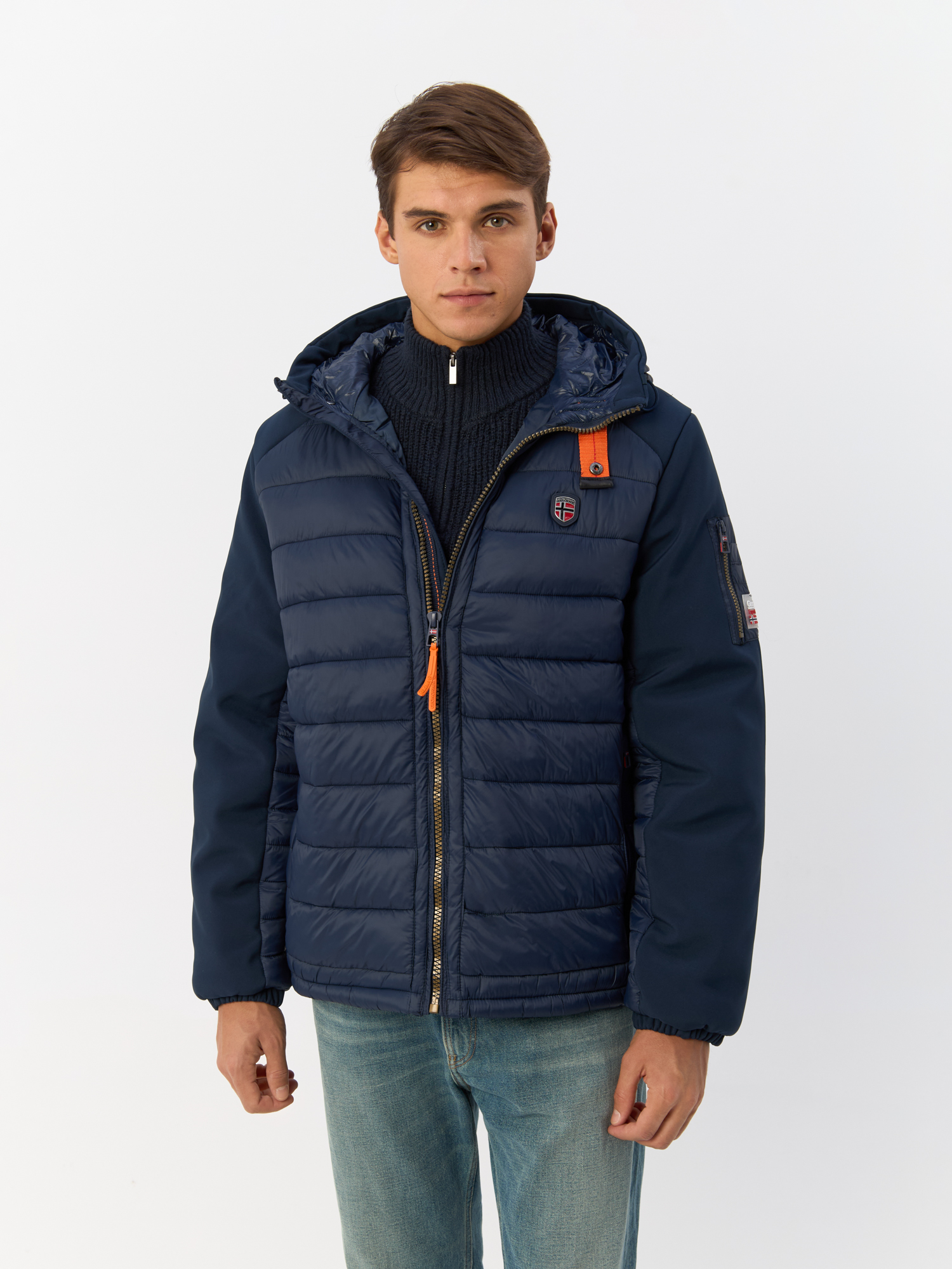 

Куртка мужская Geographical Norway WW3672H/GNO синяя S, Синий, WW3672H/GNO