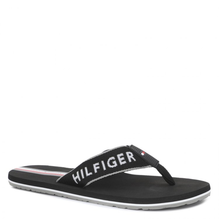 фото Шлепанцы мужские tommy hilfiger fm0fm03641_2584282 черные 45 eu