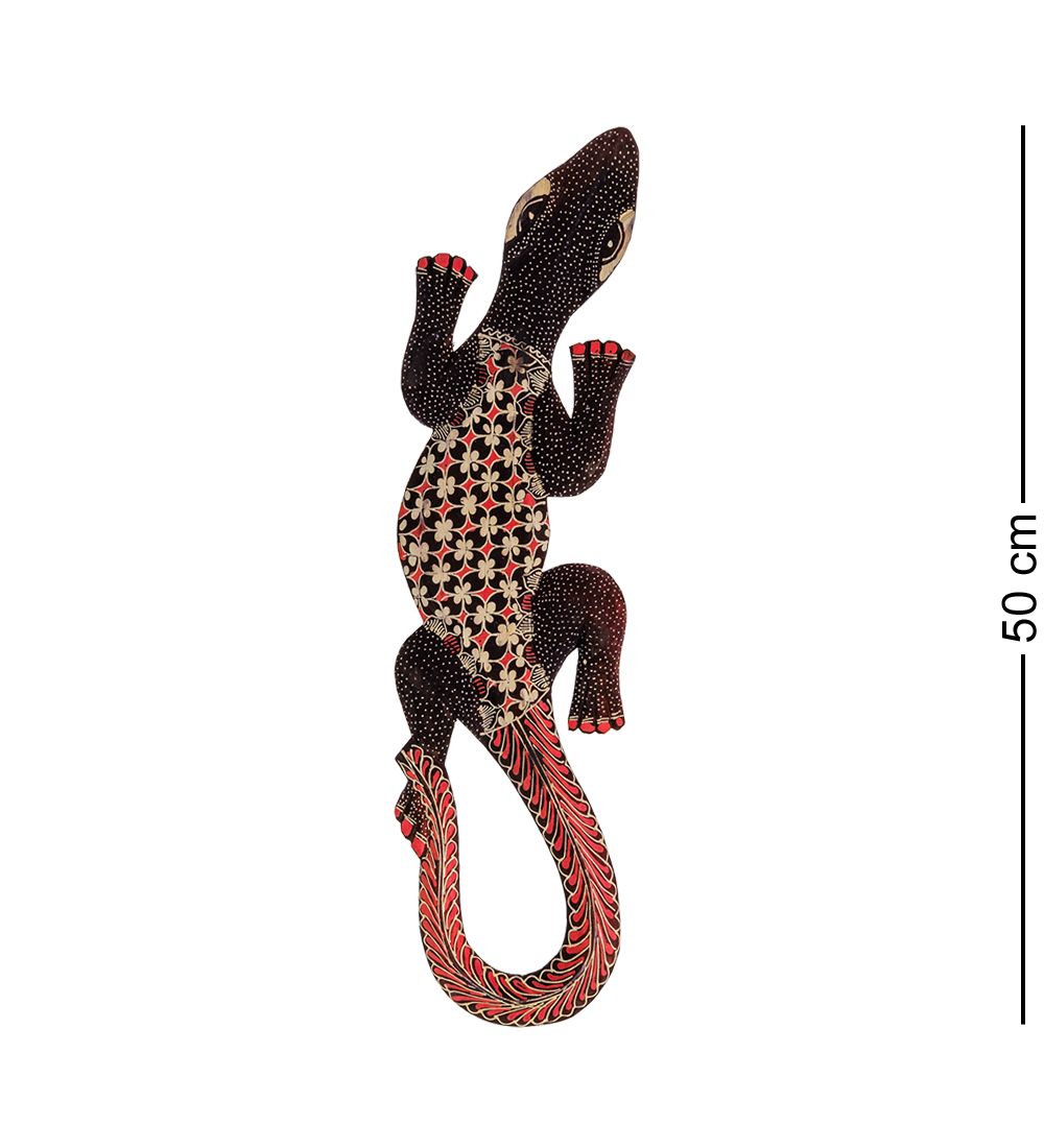 фото Панно настенное геккон джава (батик, о.ява) 50 см 10-027 decor and gift