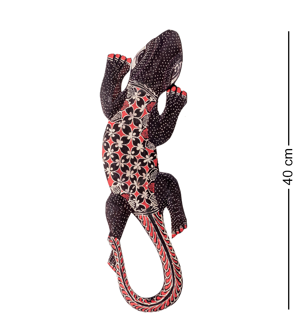 фото Панно настенное "геккон джава" (батик, о.ява) 40 см 10-028 decor and gift