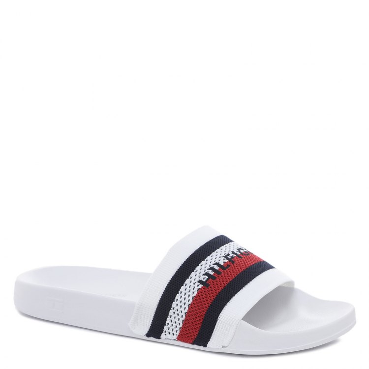 

Шлепанцы мужские Tommy Hilfiger FM0FM03642_2584312 белые 46 EU, FM0FM03642_2584312