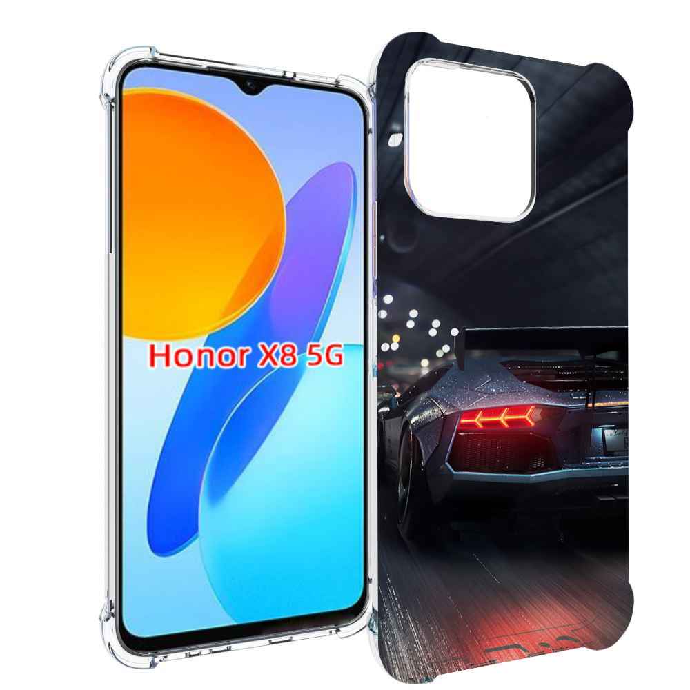 

Чехол MyPads Ламба мужской для Honor X8 5G, Прозрачный, Tocco