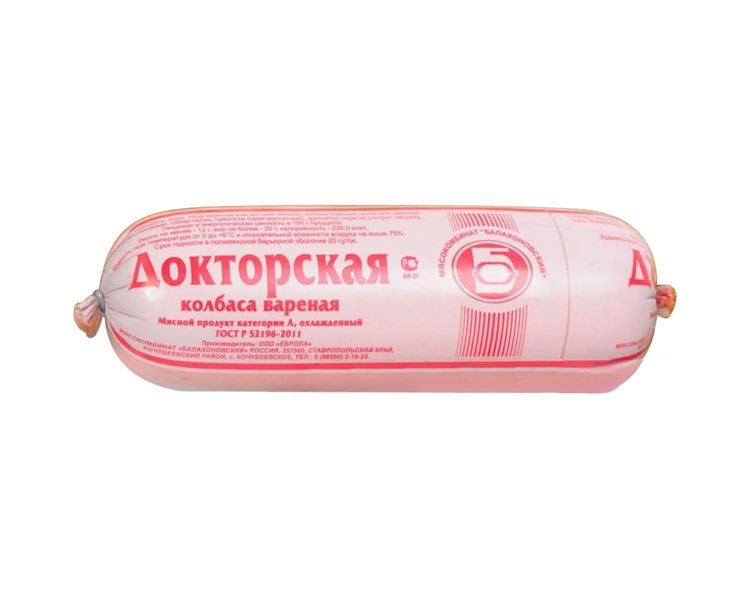 

Колбаса вареная Советский Мясокомбинат Докторская 300 г