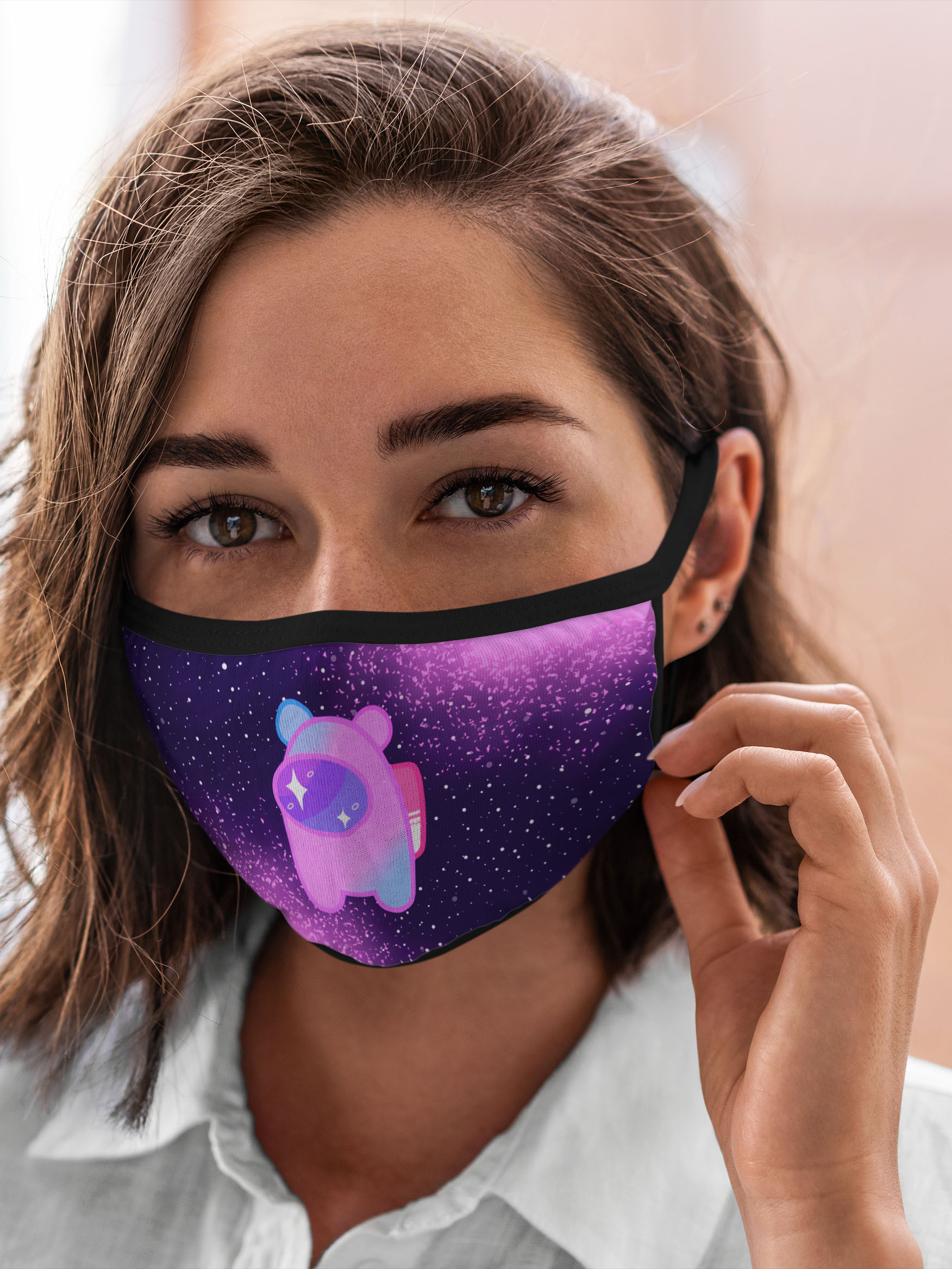 

Многоразовая маска унисекс Burnettie Among Us Space, Разноцветный, Among Us Space