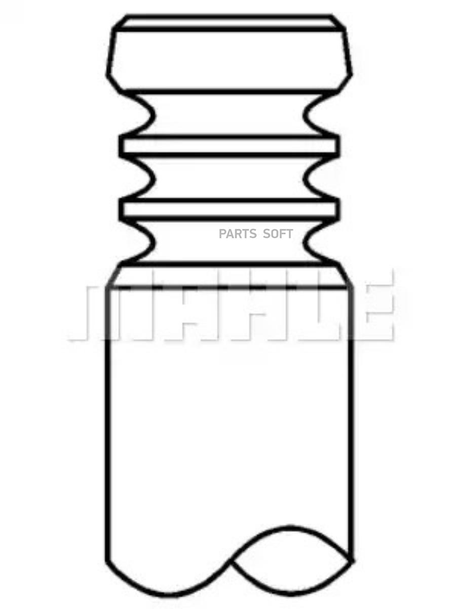

Клапан впускной GM/OPEL/SAAB /d=6mm KNECHT/MAHLE 011VE30457000, 011VE30457000