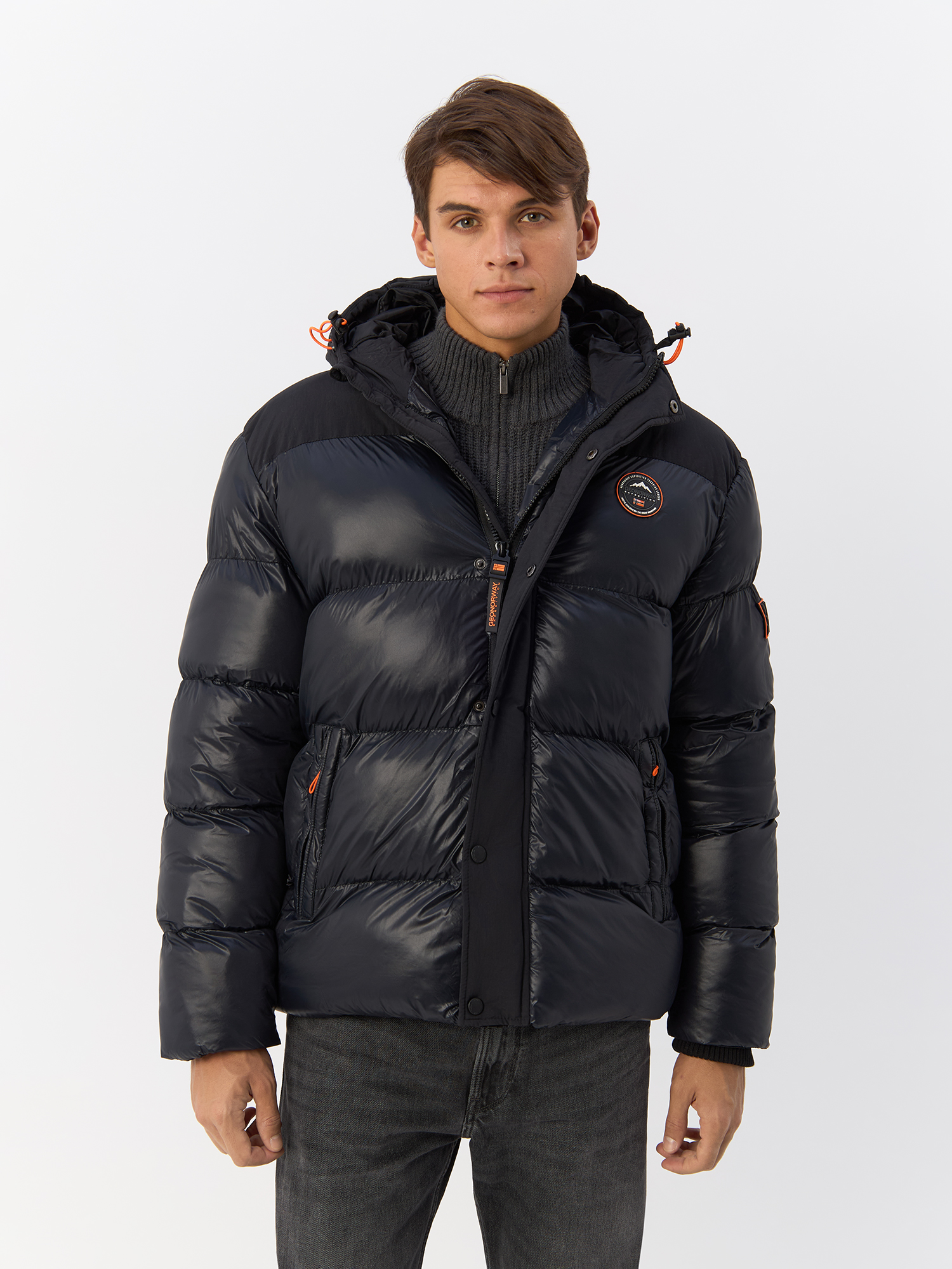 

Куртка мужская Geographical Norway WW3736H/GNO чёрная XL, Черный, WW3736H/GNO