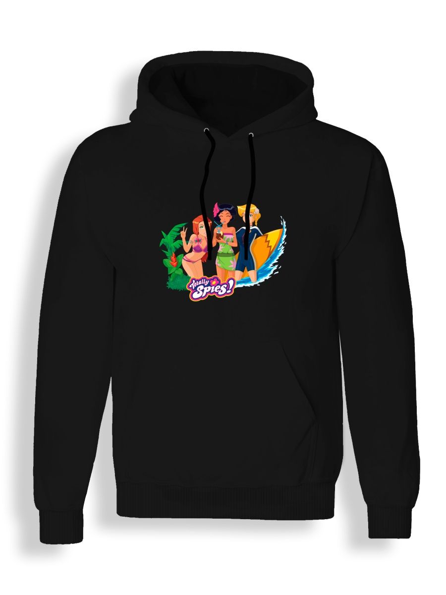 

Худи унисекс СувенирShop Тотали спайс/Totally Spies/Мультфильм 3 черное XL, "Тотали спайс/Totally Spies/Мультфильм" 3