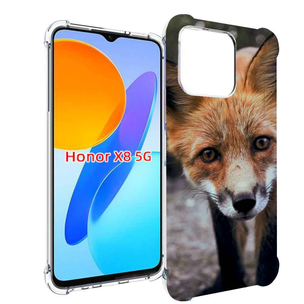

Чехол MyPads Лисица для Honor X8 5G, Прозрачный, Tocco