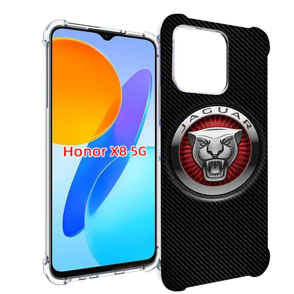 

Чехол MyPads Лого-ягуар для Honor X8 5G, Прозрачный, Tocco