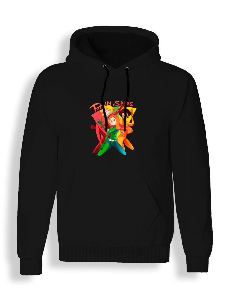 

Худи унисекс СувенирShop Тотали спайс/Totally Spies/Мультфильм 4 черное 3XL, "Тотали спайс/Totally Spies/Мультфильм" 4